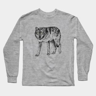 Wolf Image Long Sleeve T-Shirt